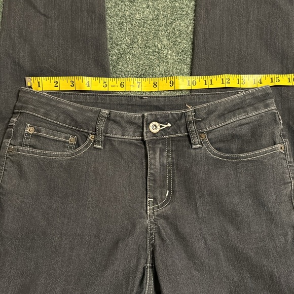 Prana Women’s Black Denim Jeans 5 Pocket Zip Fly Size 4/RG - Picture 2 of 6